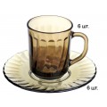Набор чайный 12предметов &quotELICA&quot дымка 62099 *1