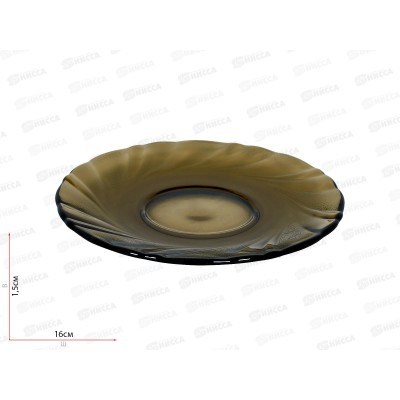 Блюдце "ALTA MAREA" 16см дымка 62193 *6 Блюдце "ALTA MAREA" 16см дымка 62193 *6