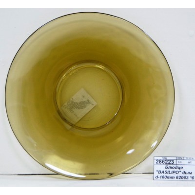 Блюдце "BASILICO" дымка d-160mm 62063 *6 Блюдце "BASILICO" дымка d-160mm 62063 *6