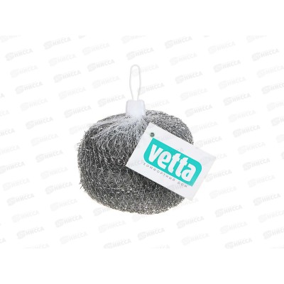 Губка для посуды металлическая Vetta 3шт*15г 441-017 *12/360 г Губка для посуды металлическая Vetta 3шт*15г 441-017 *12/360 г