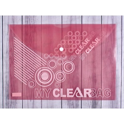 Папка с кнопкой FLEXoffice А4 розовая, 0.18мм, FO-CBF05 *10 Папка с кнопкой FLEXoffice А4 розовая, 0.18мм, FO-CBF05 *10