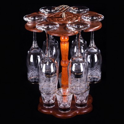 Мини-Бар 12предметов 1502-ГЗ Боярский гравировка отводка золотом *2