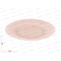 Тарелка BOHO 260мм 10328BSL розовая *12 Тарелка BOHO 260мм 10328BSL розовая *12