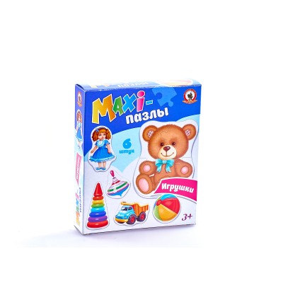 Пазлы-MAXI &quotИгрушки&quot 02551 в коробке *26