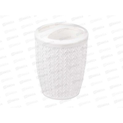 Подставка для зубных щеток &quotВязаное плетение&quot (белый) *18 М7120