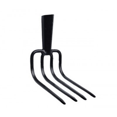 Вилы подборочные четырехрогие узкие, без черенка, Арти 5