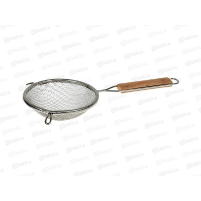Сито с деревянной ручкой 12см CR1539-12 металлическое  (044698)  Ж