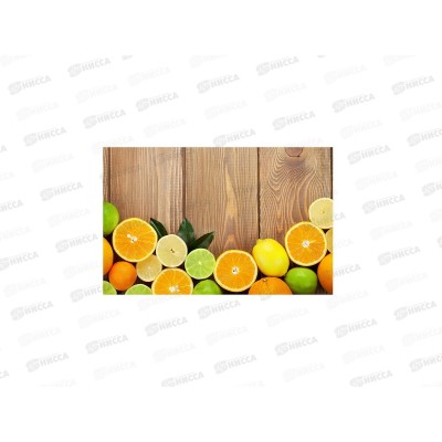 Доска разделочная &quotЦитрусовый микс&quot 18*28см стекло VL48-70