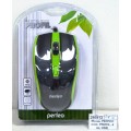 Мышь Perfeo оптическая, PROFIL, 4 кнопки USB, чёрно-синяя (PF-383-OP-B/GN), 4930