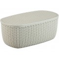 Хлебница ВЯЗАНИЕ с разделочной доской Белый ротанг *6 М1187 Хлебница ВЯЗАНИЕ с разделочной доской Белый ротанг *6 М1187