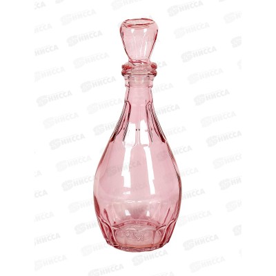 Графин 450мл 1161-Н Цветные лаки Розовый*12