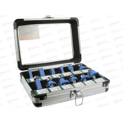 Набор фрез Кратон 12шт, хвостовик  8мм, (10901006)