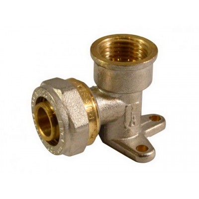 Уголок с креплением 16*3/4 цанга/гайка СТМ *10/90 Уголок с креплением 16*3/4 цанга/гайка СТМ *10/90