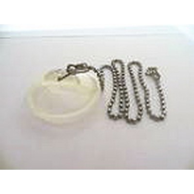 Пробка для ванн с латунной цепочкой прозрачная 5-0049С Пробка для ванн с латунной цепочкой прозрачная 5-0049С