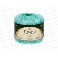 Пряжа Денди хлопок 100% 50гр 330м мята 025 *10 Пряжа Денди хлопок 100% 50гр 330м мята 025 *10