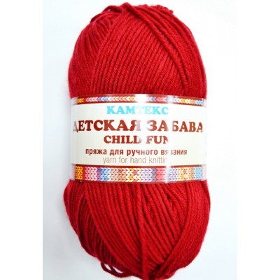 Пряжа Детская забава микрофибра/акрил 140м 50гр вишня 091 *10 Пряжа Детская забава микрофибра/акрил 140м 50гр вишня 091 *10