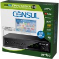 Телевизионная приставка Perfeo DVB-T/T2/C Consul для цифрового ТВ, HDMI, 2 USB, DolbyDigital, пульт ДУ