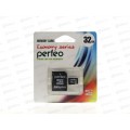 Карта памяти PERFEO microSD  32Gb (class10) economy с адаптером