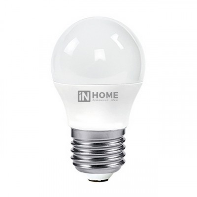 Лампа светодиодная IN HOME LED-ШАР-VC 8Вт E27 4000К 600Лм *50 Лампа светодиодная IN HOME LED-ШАР-VC 8Вт E27 4000К 600Лм *50