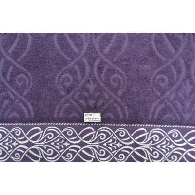 Полотенце 70*140 AQ MX42 Толедо баклажан А 08 Полотенце 70*140 AQ MX42 Толедо баклажан А 08
