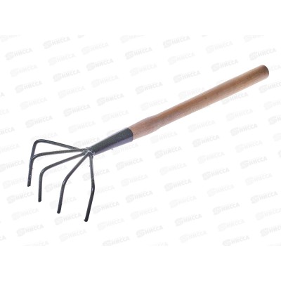 Рыхлитель садовый 5-ти зубый с деревянным черенком *25 Рыхлитель садовый 5-ти зубый с деревянным черенком *25