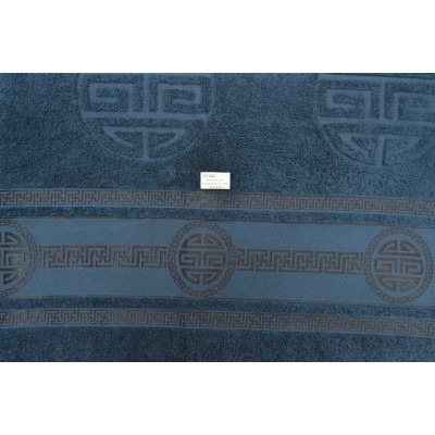 Полотенце махровое 70*140 +/- 2см 430гр Спартак 06/072 темно-синий