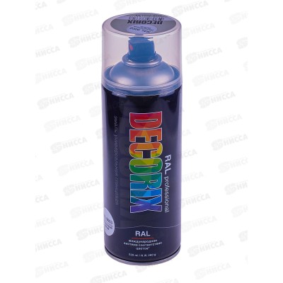 Аэрозольная эмаль RALPROFESSIONAL DECORIX, 520мл, RAL9003, сигнальный белый *12 Аэрозольная эмаль RALPROFESSIONAL DECORIX, 520мл, RAL9003, сигнальный белый *12