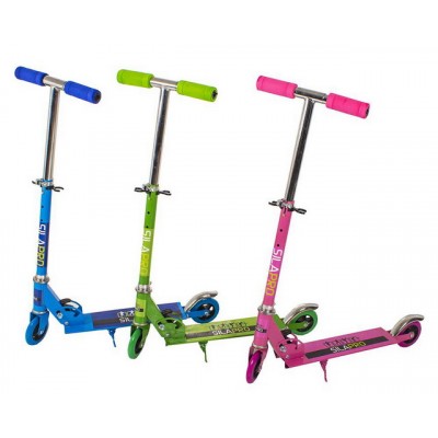 Самокат 2-х колесный 95мм ПВХ до 40кг 56*75*25см 015  131-037 г