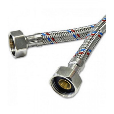 Подводка для смесителей сталь 1/2&quot*М10*150см пара, СТМ *30