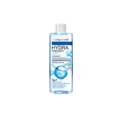 КОМПЛИМЕНТ Hydra Therapy Мицеллярная вода для лица,глаз,губ 400мл *15 КОМПЛИМЕНТ Hydra Therapy Мицеллярная вода для лица,глаз,губ 400мл *15