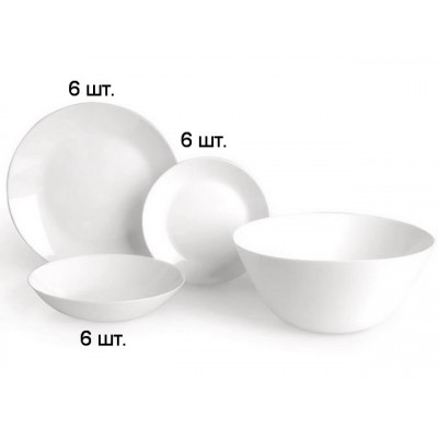 Столовый набор 19 предметов Зели L4123