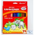 Карандаши 24 цвета ГАММА Мультики,трехгранный, заточенный, картонная упаковка,050918_09*12 Карандаши 24 цвета ГАММА Мультики,трехгранный, заточенный, картонная упаковка,050918_09*12