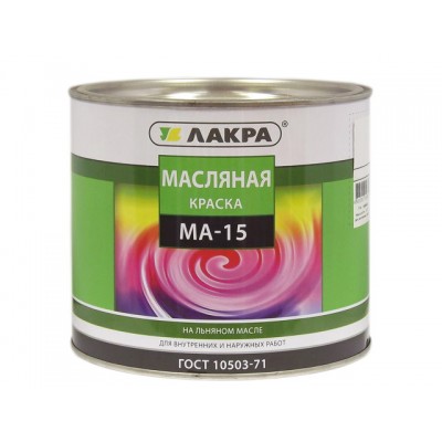 Краска Лакра МА-15 салатовый 1,9кг, ДО 02.26г *6  1165 Л