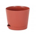 Горшок для цветов с поддоном 0,4л шоколад *45  ИНТ Горшок для цветов с поддоном 0,4л шоколад *45  ИНТ