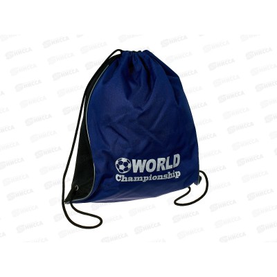 Сумка для сменной обуви ПЧЕЛКА World Championship, синяя  2019, СДС-8 *15