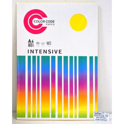 Бумага ксероксная P80 50л А4 Color Code желтый интенсив 473353*40 Бумага ксероксная P80 50л А4 Color Code желтый интенсив 473353*40
