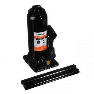 Домкрат гидравлический бутылочный 5т, высота подъема.216-413мм в кейсе 770-084   г