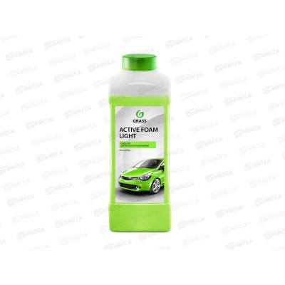Active Foam Light концентрированное слабощелочное средство для бесконтактной мойки автомобиля, 1л 132100 *12