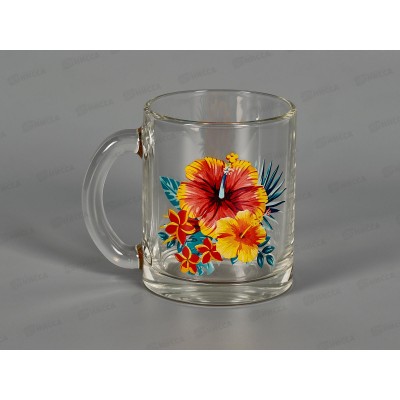 Кружка &quotЧайная&quot (Тропические цветы) 300см3 *24 1208