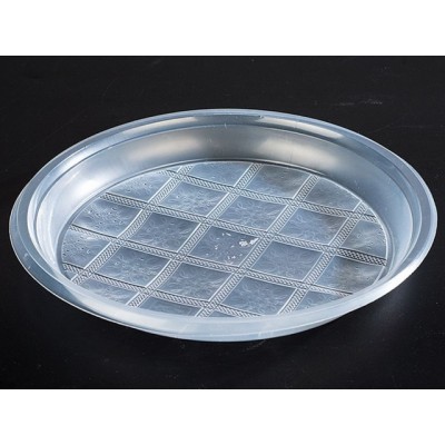 Тарелка одноразовая десертная 205мм бесцветная Ф*50/2000