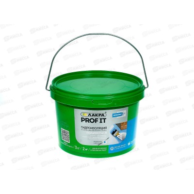 Гидроизоляция полимерная эластичная Лакра PROF IT 3кг Гидроизоляция полимерная эластичная Лакра PROF IT 3кг