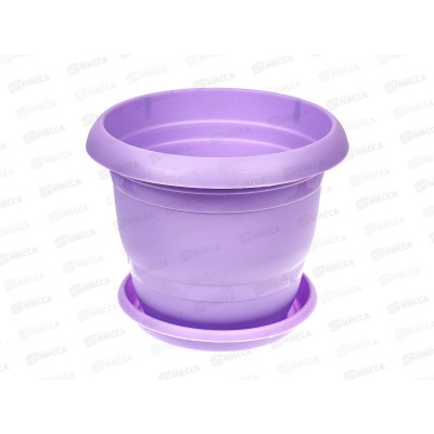 Кашпо ТОПРАК 3л с поддоном сиреневое *40 (Ангора) Кашпо ТОПРАК 3л с поддоном сиреневое *40 (Ангора)