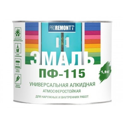 ЭМАЛЬ PROREMONTT ПФ-115 оранжевый 1,9кг *3 ЭМАЛЬ PROREMONTT ПФ-115 оранжевый 1,9кг *3