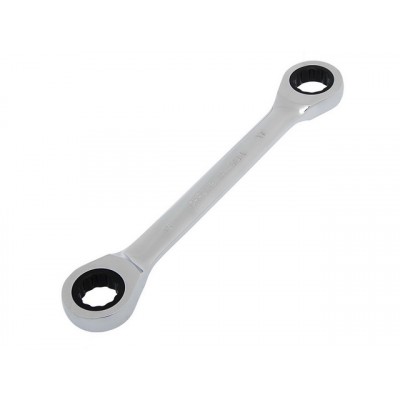 Ключ гаечный накидной трещоточный 16*17мм TUNDRA 2354092