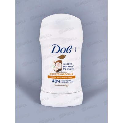 ДАВ дезодорант Ритуал Красоты Восстановление стик 40мл *6/30