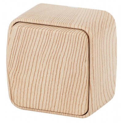 Переключатель INTRO Polo открытой установки, IP20, 10А-250В, сосна, 3-103-11 *18 Переключатель INTRO Polo открытой установки, IP20, 10А-250В, сосна, 3-103-11 *18