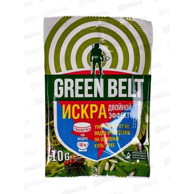 Искра таблетка пакет 10гр от насекомых-вредителей (тли, моли, колорадского жука, долгоносиков, плодожорок и др. ) /350