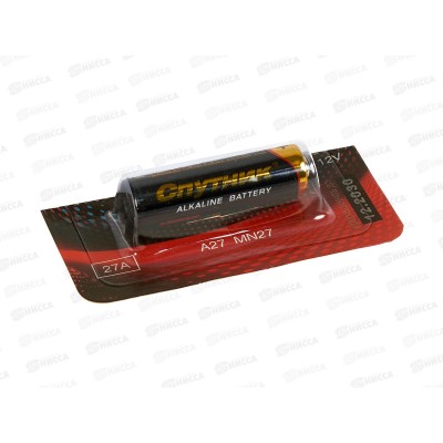 Батарейка Элемент питания Спутник ALKALINE BATTERY 27А/5B *5/50