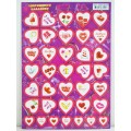 Наклейка ЛиС А5 Сердечки, ассортимент НБСЕ *20 Наклейка ЛиС А5 Сердечки, ассортимент НБСЕ *20