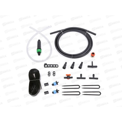 Комплект капельного полива Жук 24м (капельная лента с эмиттерами, трубка уровень, магистральный шланг, фильтр, шило, фитинги для подключения) *2 Комплект капельного полива Жук 24м (капельная лента с эмиттерами, трубка уровень, магистральный шланг, фильтр, шило, фитинги для подключения) *2